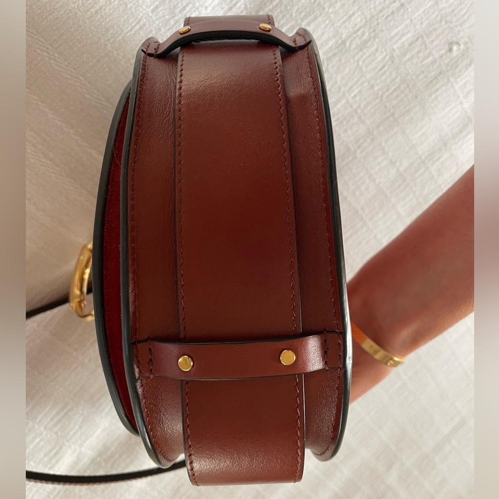 SMALL TESS BAG IN SHINY & SUEDE LEATHER - Picture 11 of 14